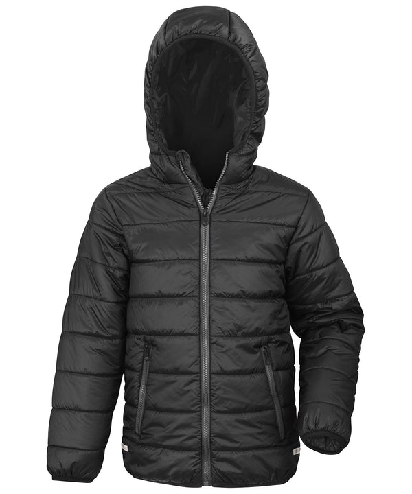 Result Core Junior Soft Padded Jacket - Black