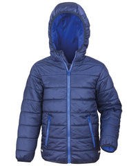Result Core Junior Soft Padded Jacket - Navy/Royal