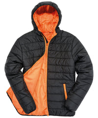 Result Soft Padded Jacket - Black/Orange
