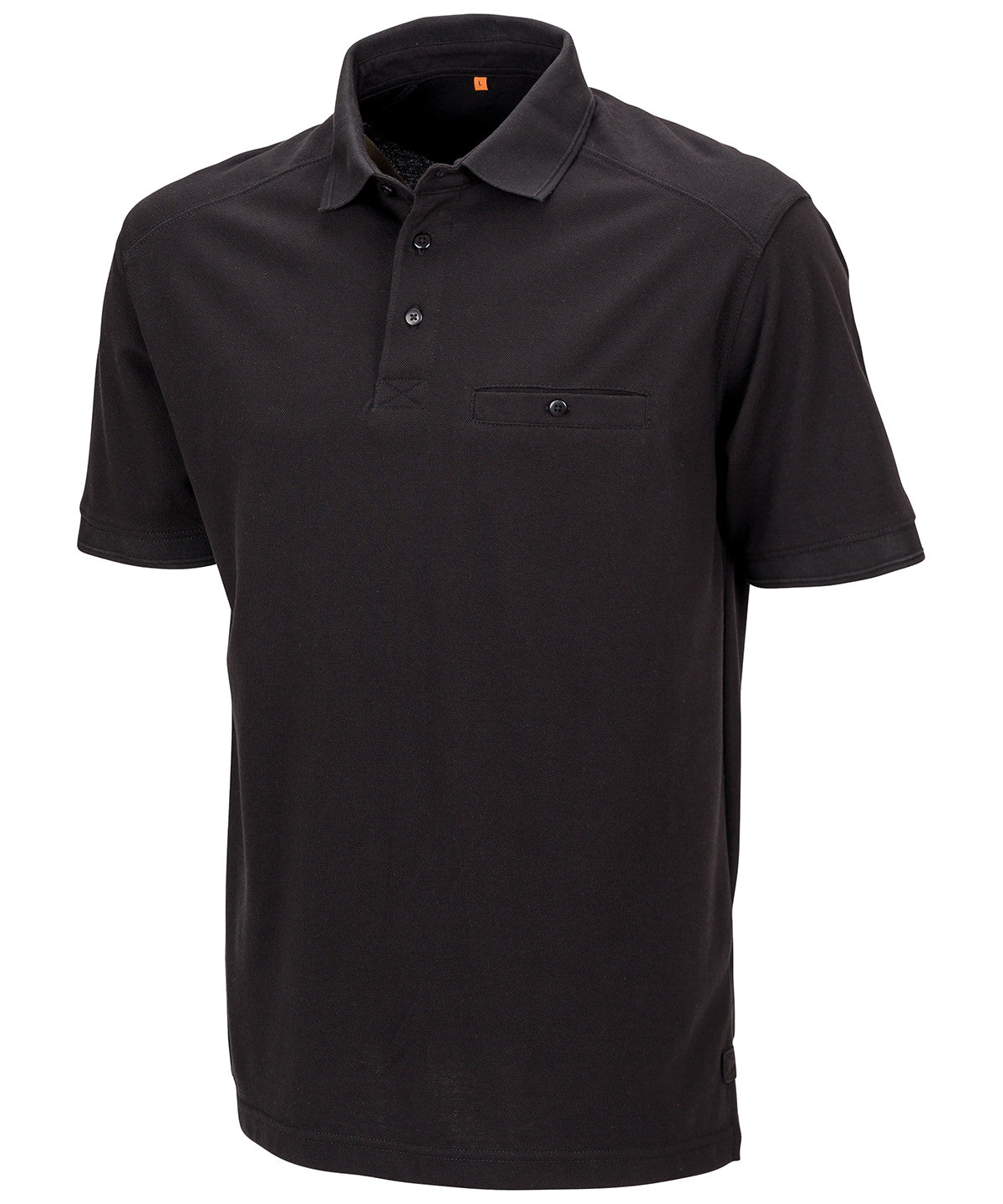 Result Work-Guard Apex Pocket Polo Shirt - Black