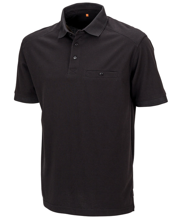 Result Work-Guard Apex Pocket Polo Shirt - Black