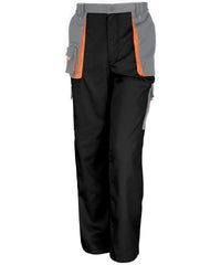 Result Work-Guard Lite Trousers - Black/Grey/Orange