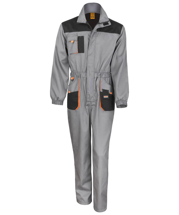 Result Work-Guard Lite Coverall - Grey/Black/Orange