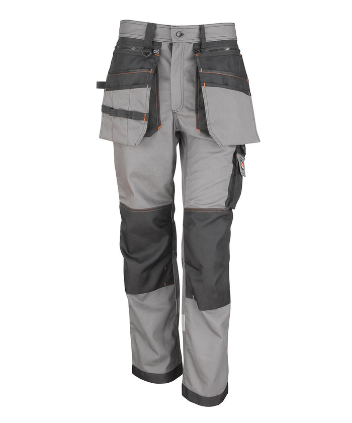 Result Work-Guard X-over Holster Trousers - Grey/Black