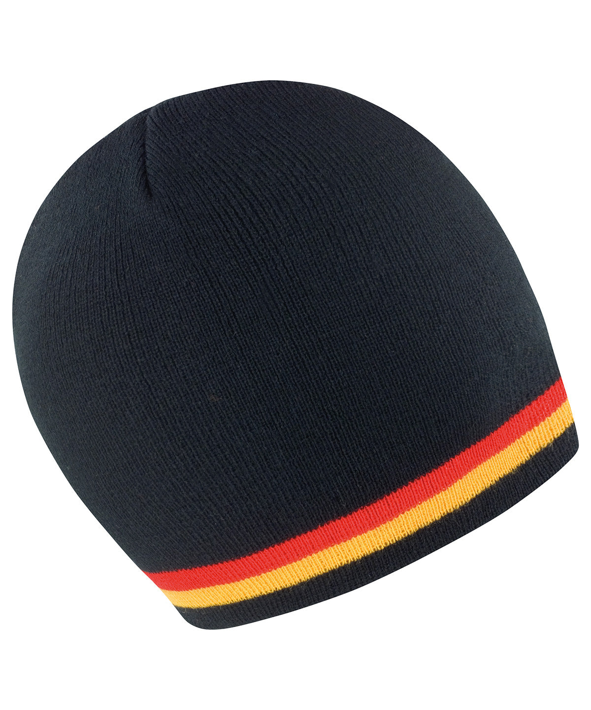 Resultwinteressentials National Beanie - Black/Red/Gold