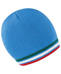 Resultwinteressentials National Beanie - Blue/Green/White/Red