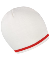 Resultwinteressentials National Beanie - White/Red