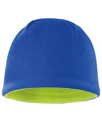 Resultwinteressentials Reversible Fleece Skull Hat - Royal/Lime