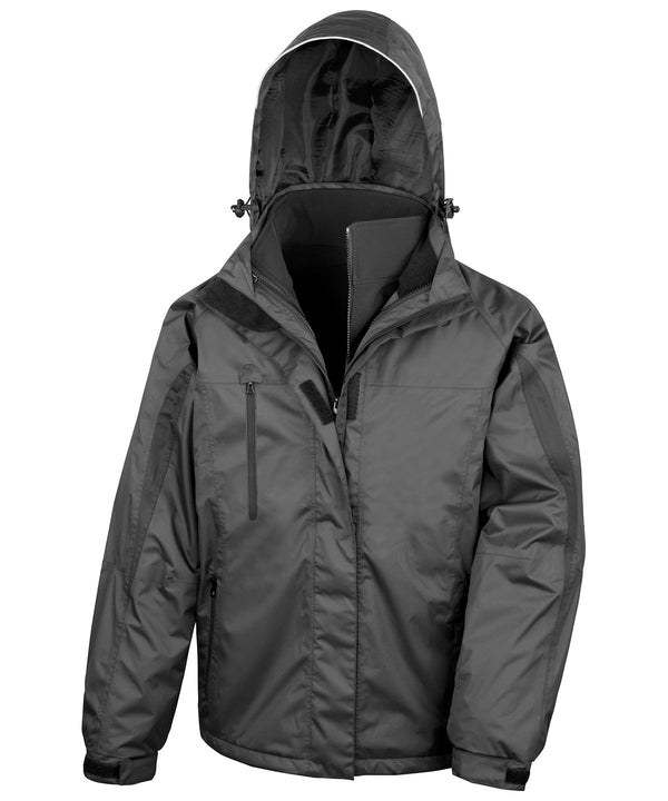Result 3-in-1 Journey Jacket with Softshell Inner - Black/Black