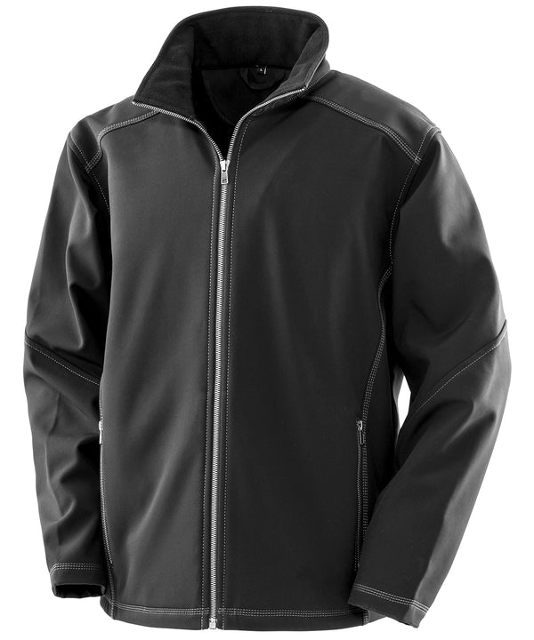 Result Treble Stitch Softshell - Black