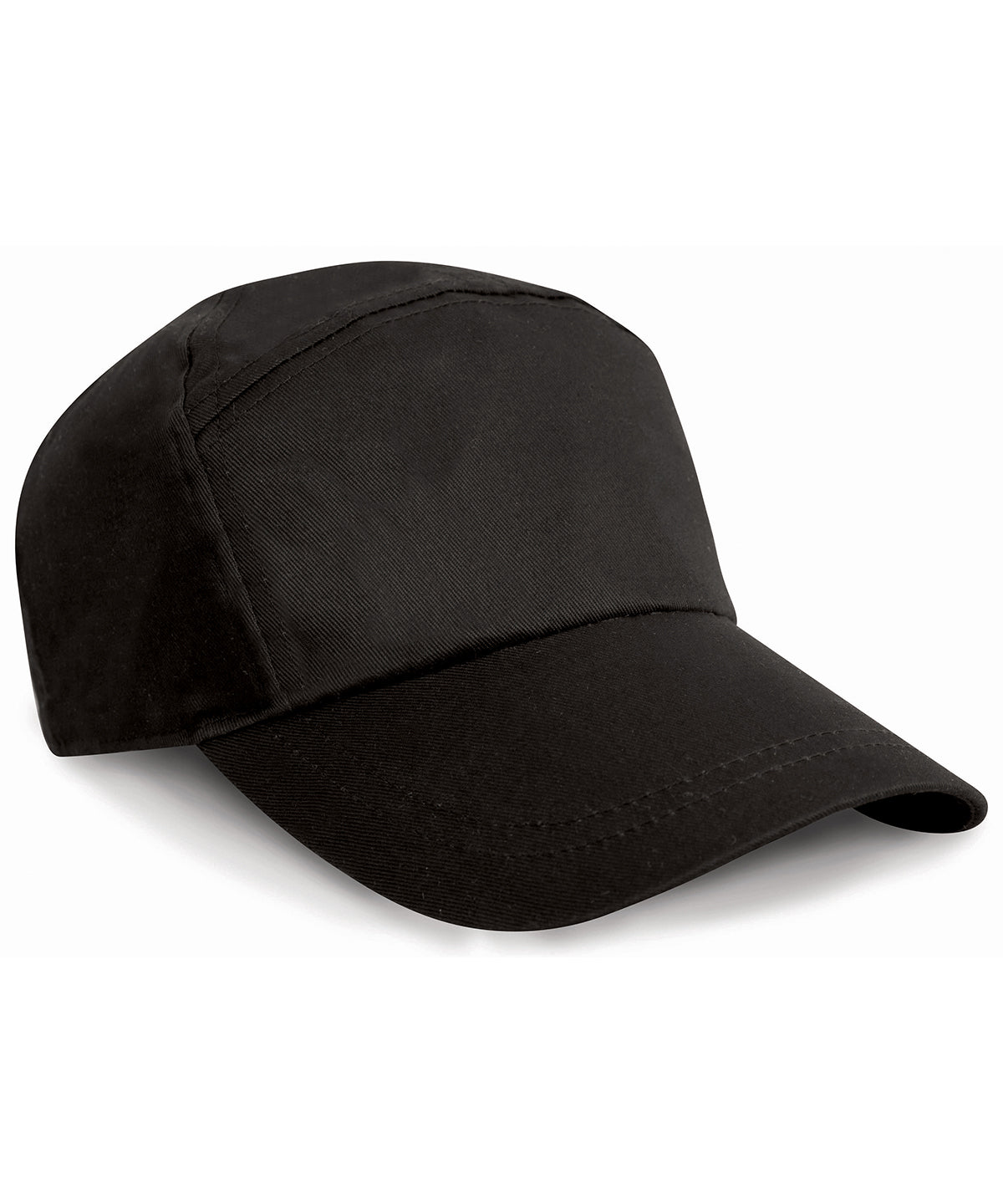 Resultheadwear 7-panel Advertising Cap - Black