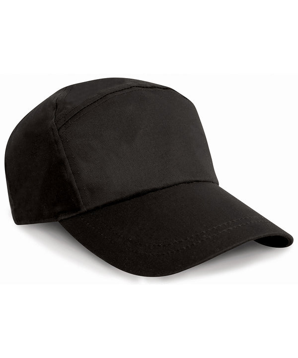 Resultheadwear 7-panel Advertising Cap - Black