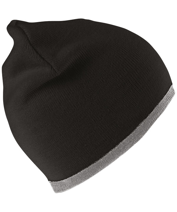 Resultwinteressentials Reversible Fashion Fit Hat - Black/Grey