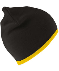 Resultwinteressentials Reversible Fashion Fit Hat - Black/Yellow