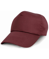 Resultheadwear Junior Cotton Cap - Burgundy