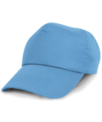 Resultheadwear Junior Cotton Cap - Sky