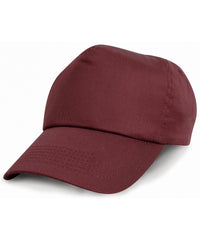Resultheadwear Cotton Cap - Burgundy