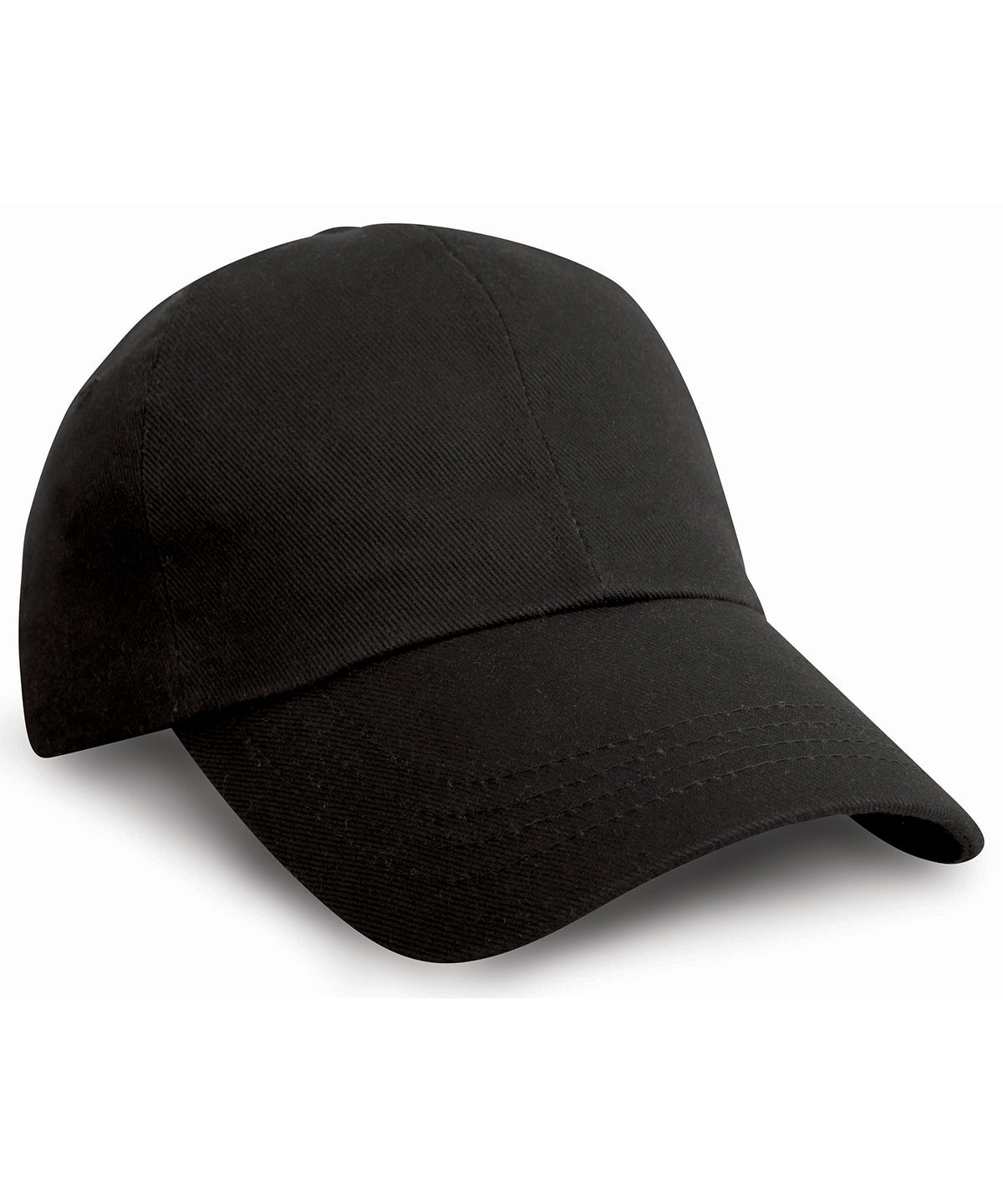 Resultheadwear Heavy Cotton Drill Pro-style Cap - Black