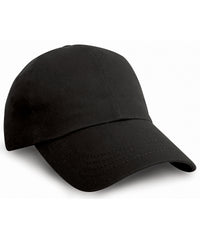 Resultheadwear Heavy Cotton Drill Pro-style Cap - Black