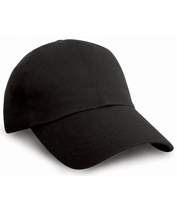 Resultheadwear Heavy Cotton Drill Pro-style Cap - Black