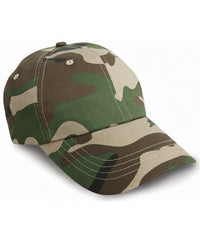 Resultheadwear Heavy Cotton Drill Pro-style Cap - Camo