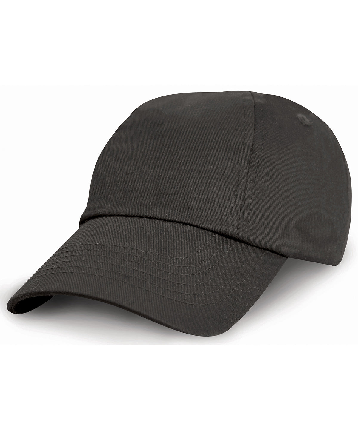 Resultheadwear Junior Low-profile Cotton Cap - Black
