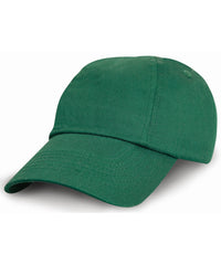 Resultheadwear Junior Low-profile Cotton Cap - Bottle Green