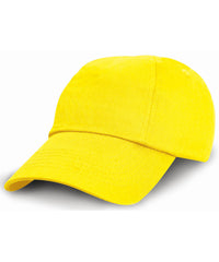 Resultheadwear Junior Low-profile Cotton Cap - Yellow