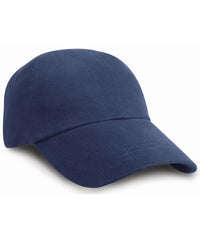 Resultheadwear Junior Low-profile Heavy Brushed Cotton Cap - Navy