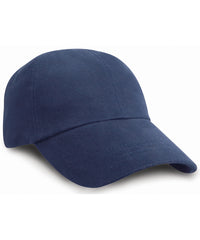 Resultheadwear Low-profile Heavy Brushed Cotton Cap - Navy