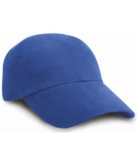 Resultheadwear Low-profile Heavy Brushed Cotton Cap - Royal