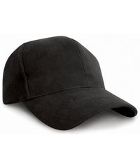 Resultheadwear Pro-style Heavy Cotton Cap - Black