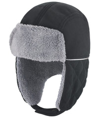 Resultwinteressentials Ocean Trapper Hat - Black/Grey