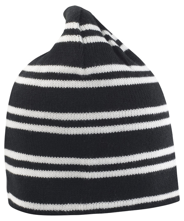 Resultwinteressentials Team Reversible Beanie - Black/White/Black