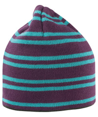 Resultwinteressentials Team Reversible Beanie - Plum/Turquoise/Grey