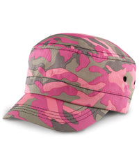 Resultheadwear Urban Camo Cap - Pink Camo