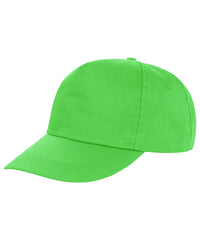 Resultheadwear Houston 5-panel Printer's Cap - Lime