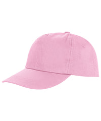 Resultheadwear Houston 5-panel Printer's Cap - Pink