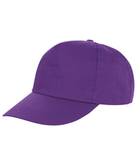 Resultheadwear Houston 5-panel Printer's Cap - Purple