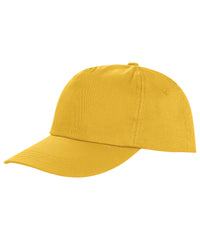 Resultheadwear Houston 5-panel Printer's Cap - Yellow