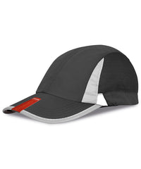 Resultheadwear Sport Cap - Black/White