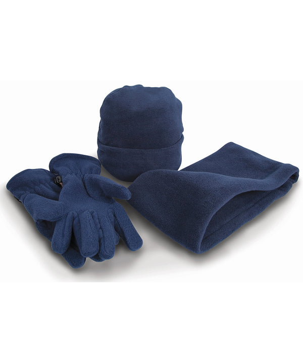 Resultwinteressentials Polartherm™ Fleece Accessory Set - Navy