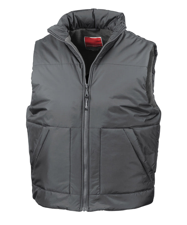 Result Fleece-lined Bodywarmer - Dark Grey