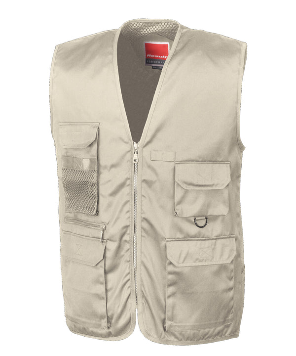 Result Adventure Safari Waistcoat - Camel
