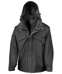 Result 3-in-1 Zip and Clip Jacket - Black/Black*