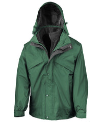 Result 3-in-1 Zip and Clip Jacket - Bottle/Black