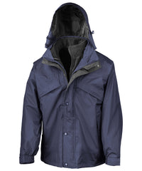 Result 3-in-1 Zip and Clip Jacket - Navy/Black*