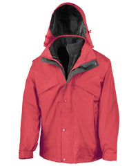 Result 3-in-1 Zip and Clip Jacket - Red/Black*