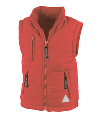 Result Junior Ultra Padded Bodywarmer - Red