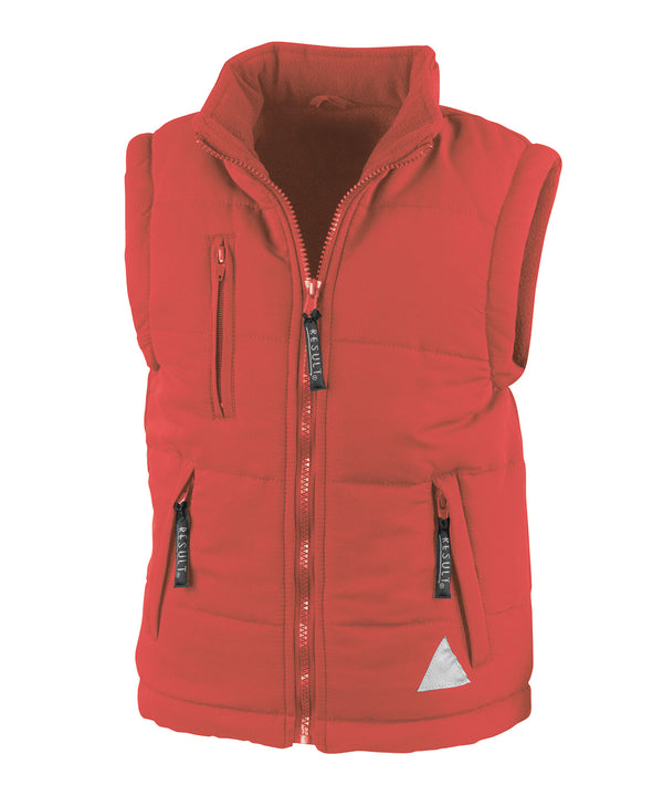 Result Junior Ultra Padded Bodywarmer - Red